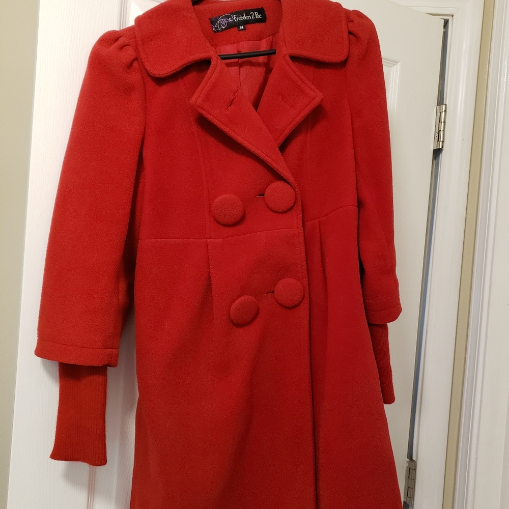 Womens red coat